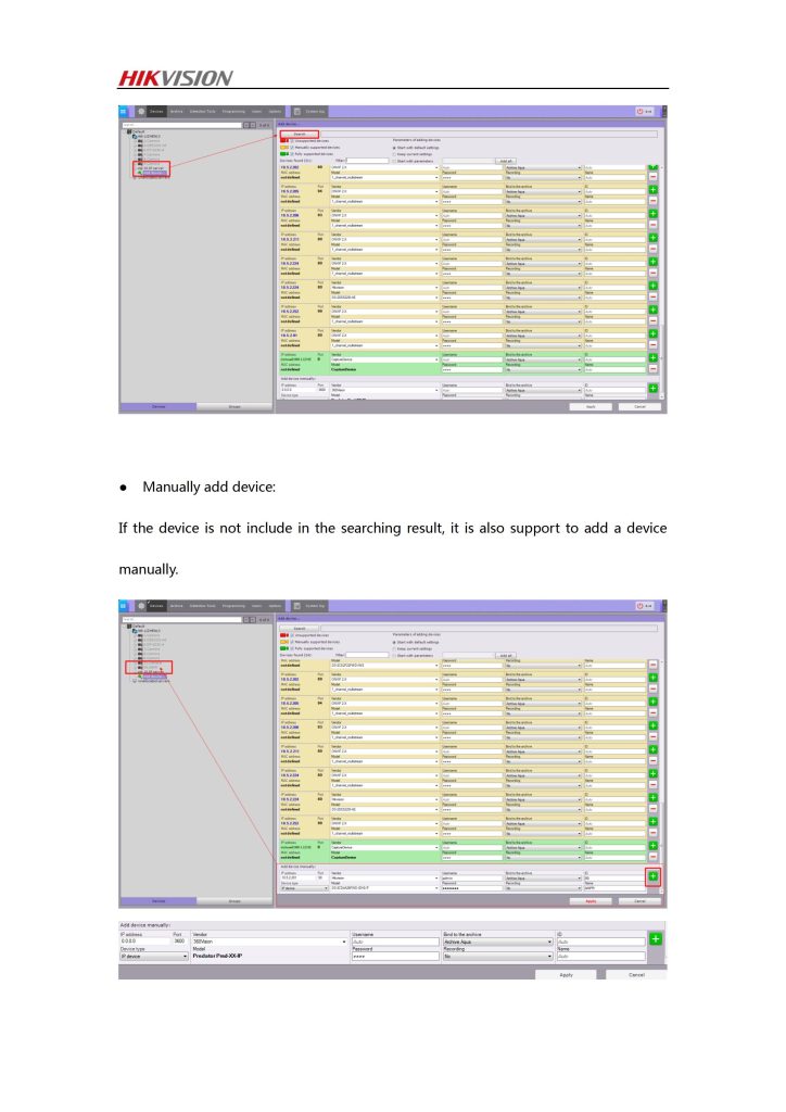 How to use Axxon Next with Hikvision Devices 0002