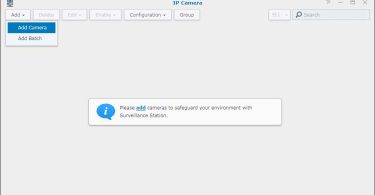 Install your IP camera on Surveillance Station Synology