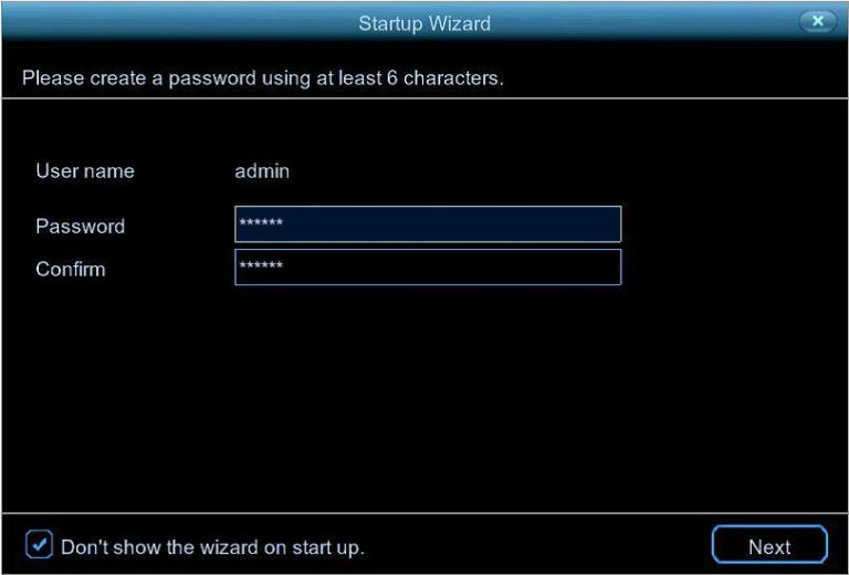 PasswordCreation