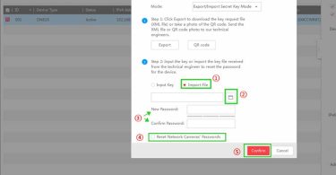 SADP password reset