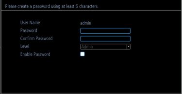 create new password