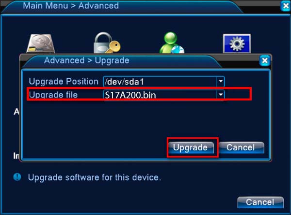 h264 dvr firmware upgrade