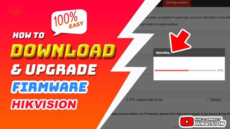 how to update firmware hikvision