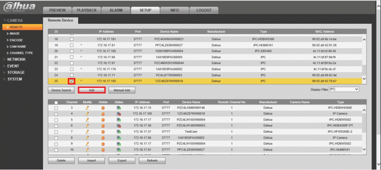 How to Connect IP Camera to HCVR