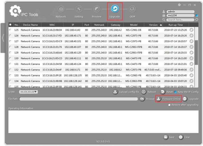 How to Upgrade Firmware for Milesight IP Camera