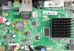 Bateria interna DVR Reset