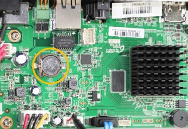 Bateria interna DVR Reset