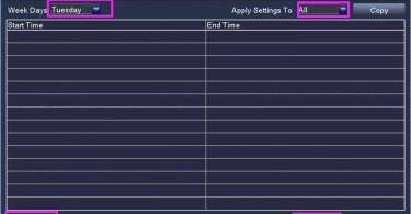 How to set up record and playback ZOSi XVR NVR
