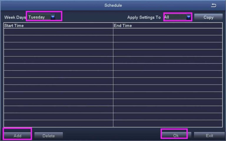 How to set up record and playback ZOSi XVR NVR