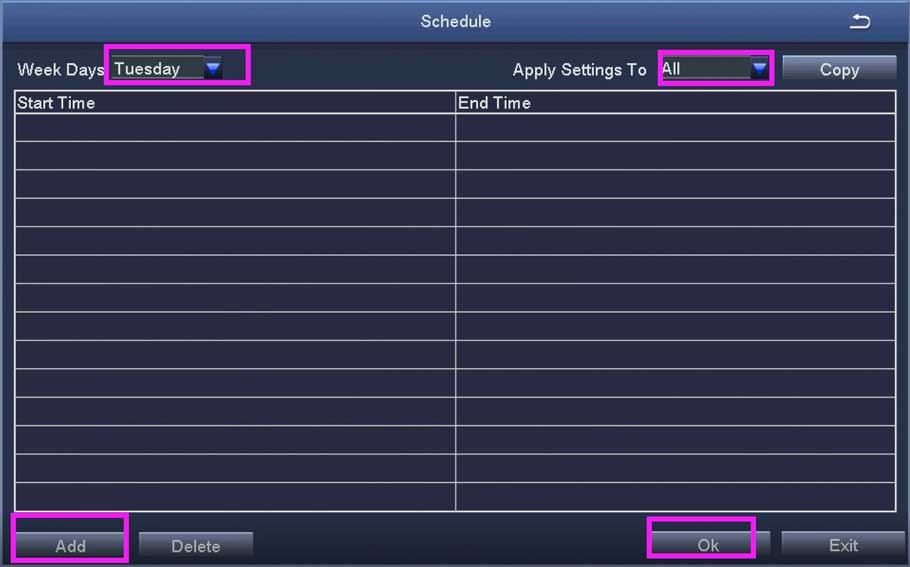 How to set up record and playback ZOSi XVR NVR