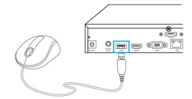 Set up PoE NVR with Monitor Connected