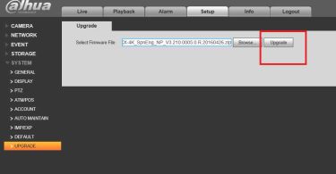 Guide Update Camera Firmware via NVR