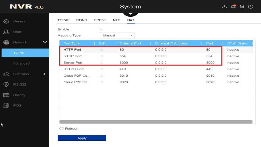 EnsSecurity Recorder Setting Up a DDNS