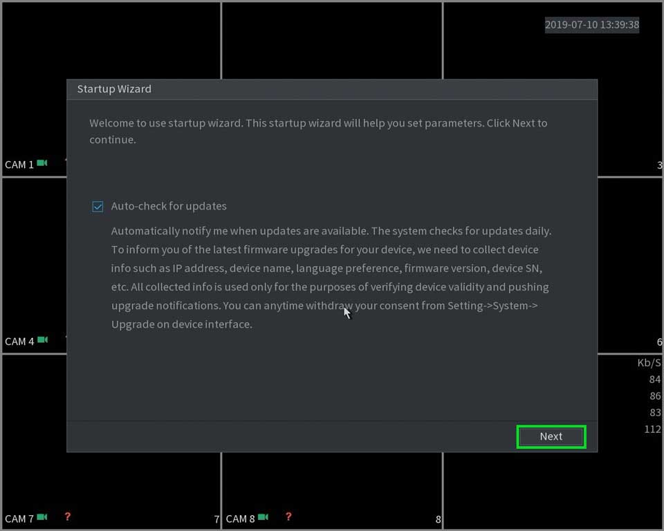 Dahua NVR XVR Basic Setup Initial Setup