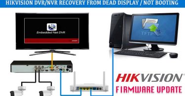 Hikvision upgrading failed fix