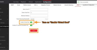 How do I use a Hikvision NVR Virtual Host feature