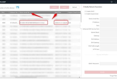 How to reset the password of SAFIRE devices