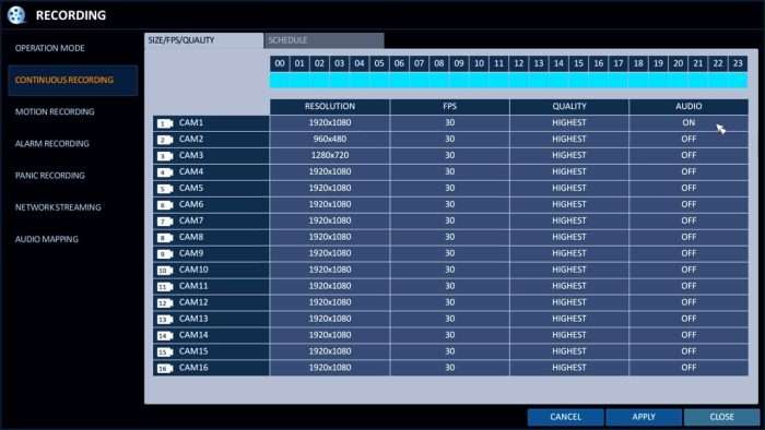 Enable Audio Surveillance Recording on DVR