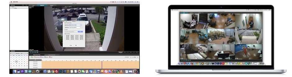 Recorded Video Surveillance Video Export and Playback with Mac Software