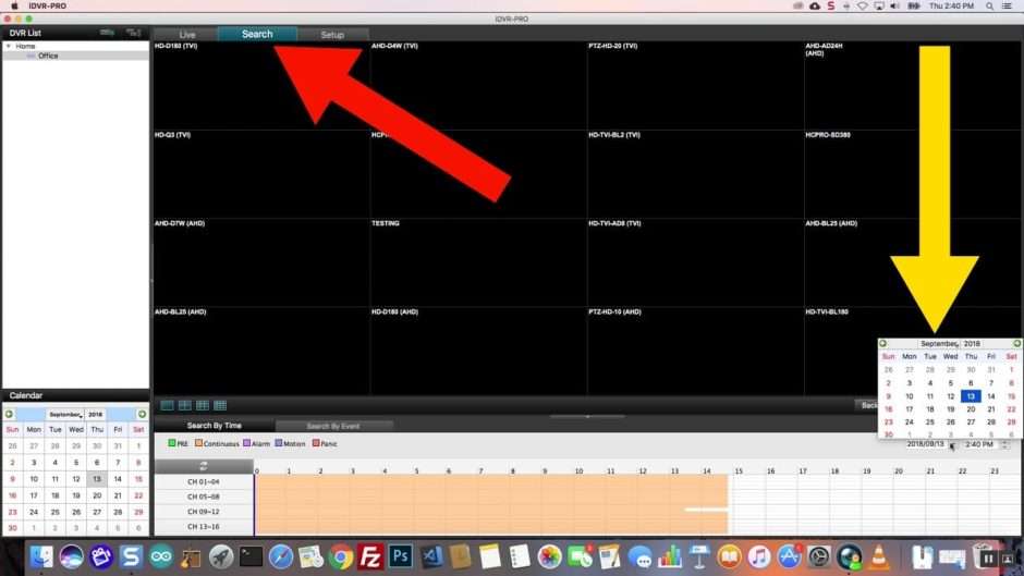 Mac Software - Search DVR Recorded Video Surveillance Footage