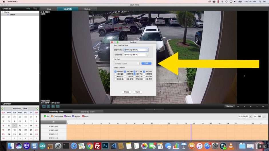 Mac DVR Client Software Remote Internet Backup Video