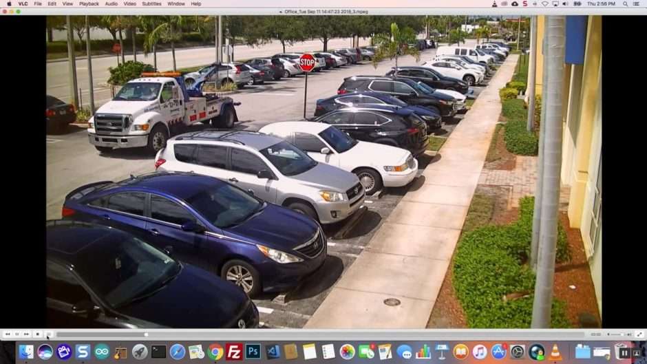 HD CCTV Camera Recorded Video Playback on Mac