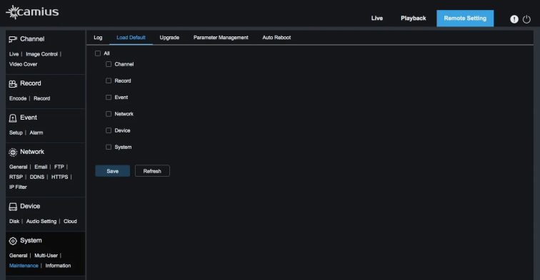 IRIS5R load default