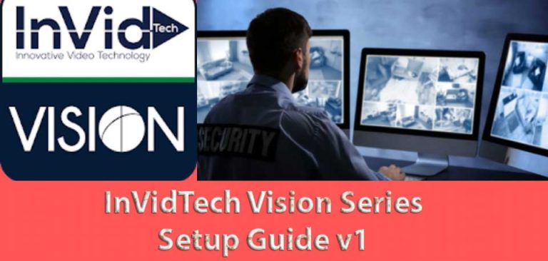 InVidTech Vision Series Setup Guide v1