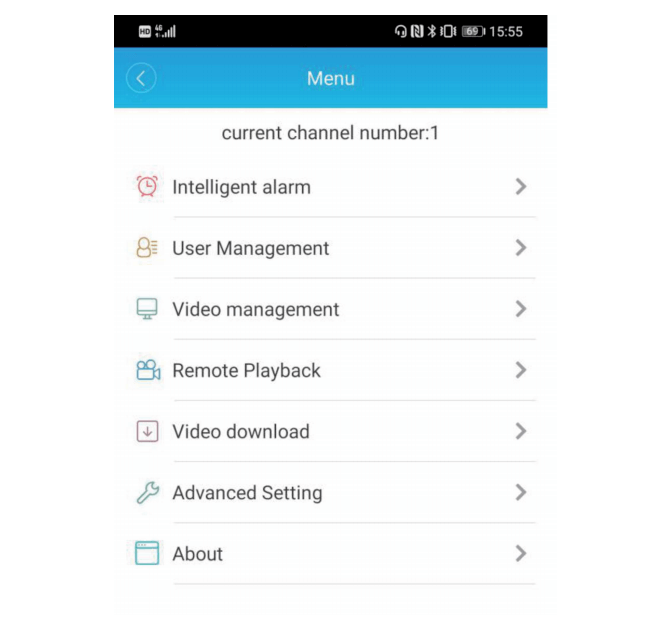 XMeye POE NVR AI Manuals 63 Advanced Settings of the App 4